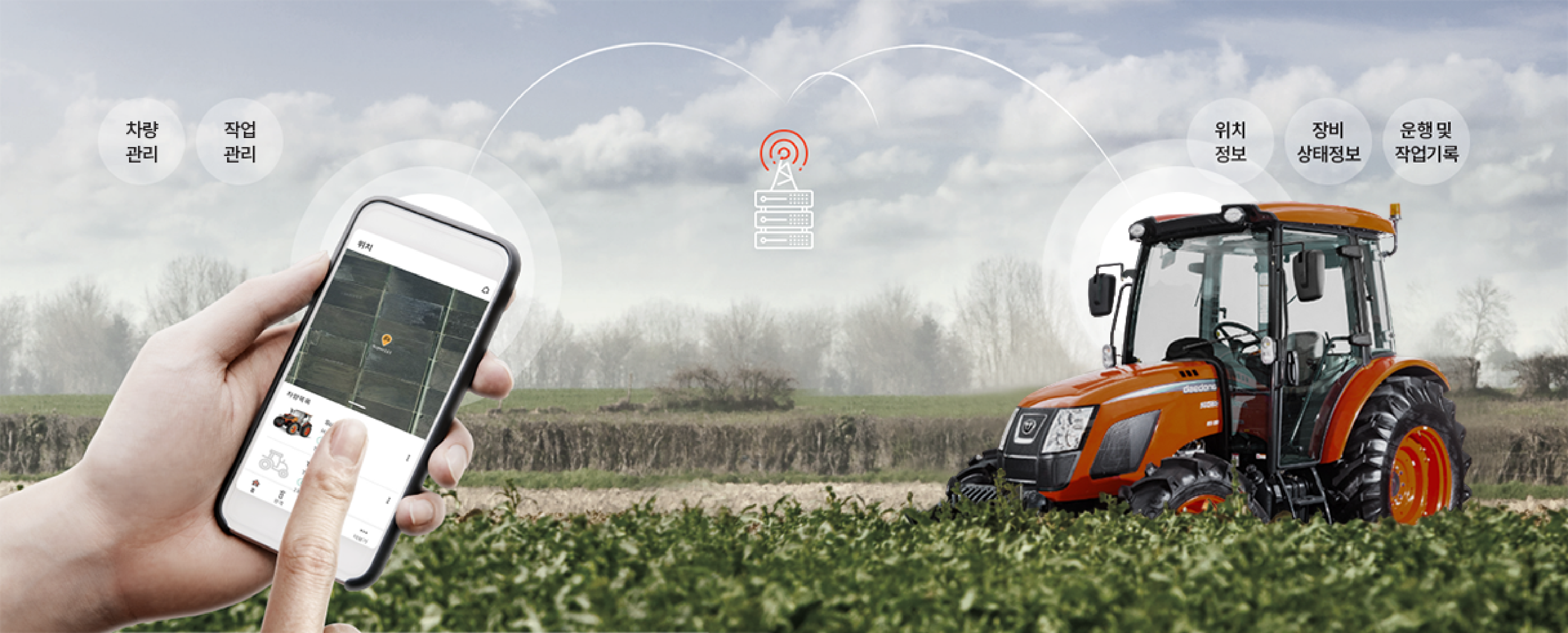 내 트랙터를 보호하는 안심구역 설정 예기치 못한 사고를 대비한 긴급출동 서비스